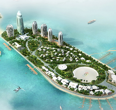 三亞鳳凰島國際養生度假中心工程